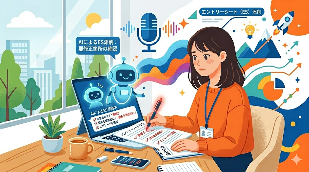 就活AIでES添削