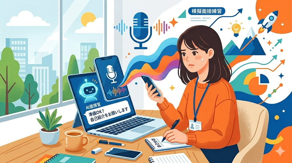 就活AIで面接練習